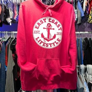 PINK East Coast Lifestyle Co hoodie pocket hoodie east coast wear Halifax